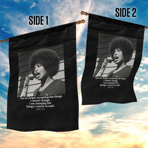 Angela Davis Inspirational Quote Garden Flag Black History African Pride Power TS14 Print Your Wear