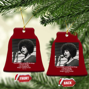 Angela Davis Inspirational Quote Ceramic Ornament Black History African Pride Power TS14 Print Your Wear