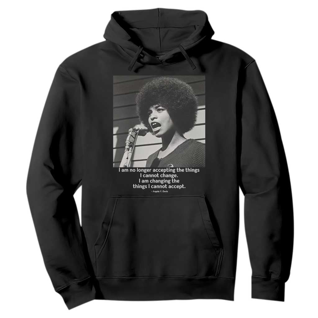 Angela Davis Inspirational Quote Hoodie Black History African Pride Power TS14 Black Print Your Wear