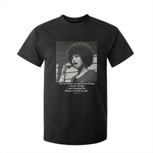 Angela Davis Inspirational Quote T Shirt For Kid Black History African Pride Power TS14 Black Print Your Wear