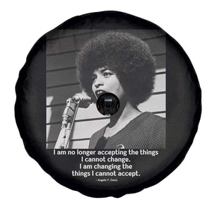 Angela Davis Inspirational Quote Spare Tire Cover Black History African Pride Power TS14 Print Your Wear