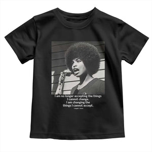Angela Davis Inspirational Quote Toddler T Shirt Black History African Pride Power TS14 Black Print Your Wear