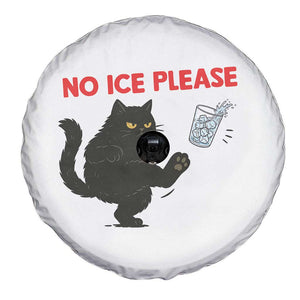 No Ice Please Spare Tire Cover Funny Black Cat Abolish ICE Meme Protest TS14 Print Your Wear