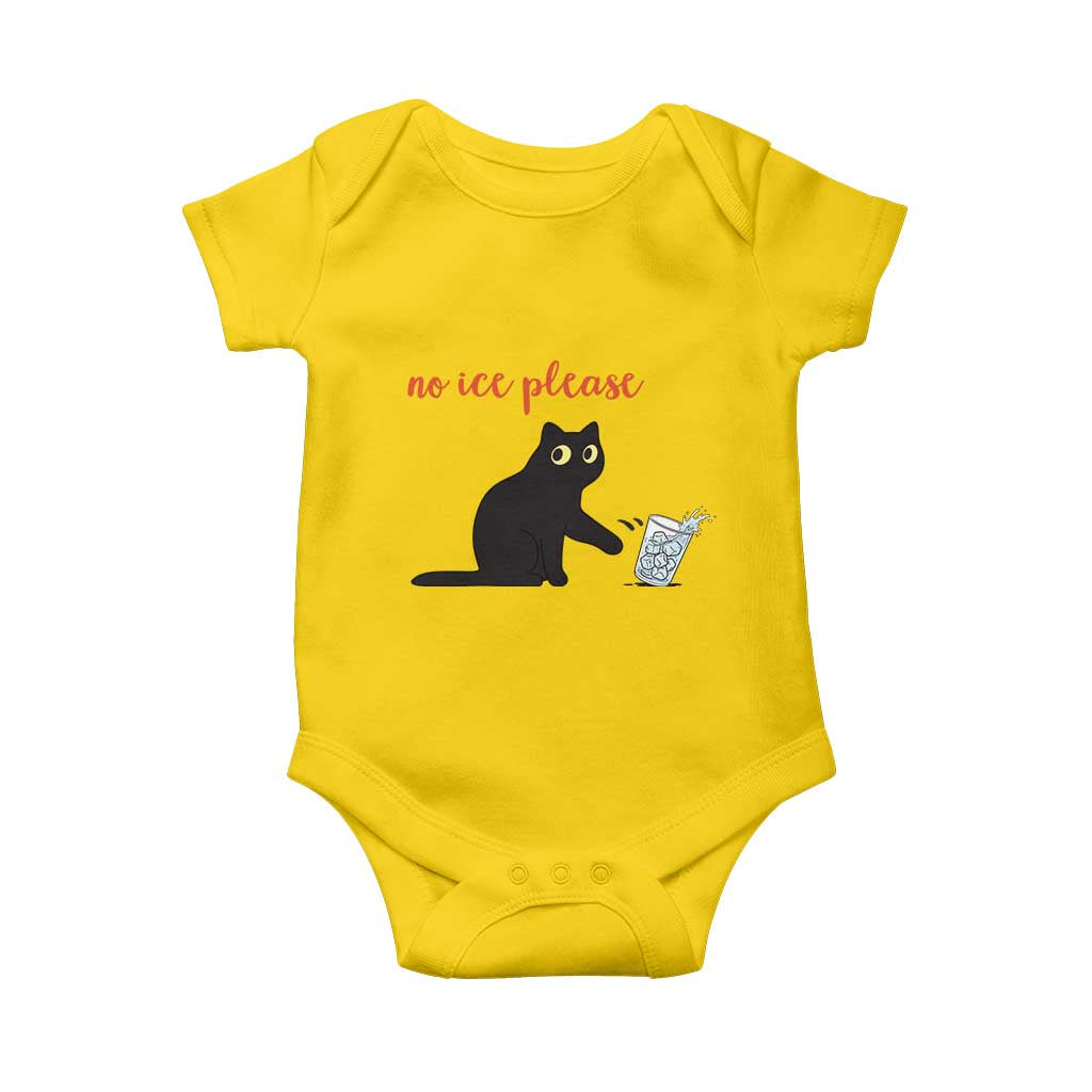 No Ice Please Baby Onesie Funny Cat Abolish ICE Meme Protest TS14 Daisy Print Your Wear
