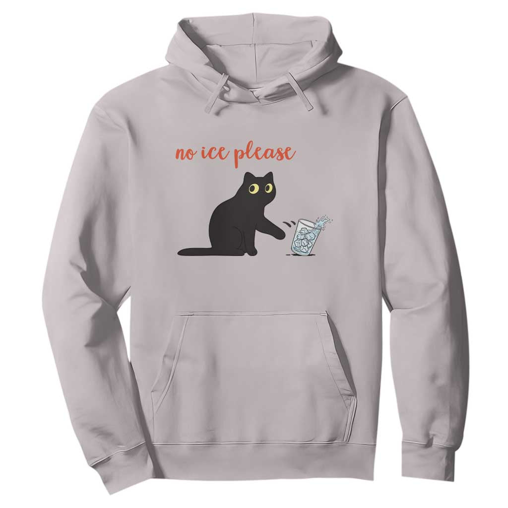 No Ice Please Hoodie Funny Cat Abolish ICE Meme Protest TS14 Ice Gray Print Your Wear