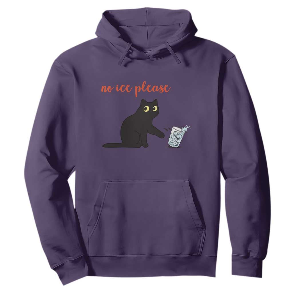 No Ice Please Hoodie Funny Cat Abolish ICE Meme Protest TS14 Purple Print Your Wear
