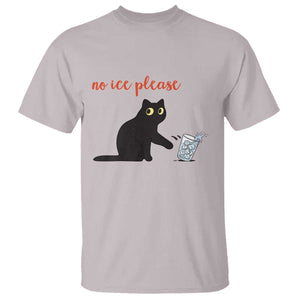 No Ice Please T Shirt Funny Cat Abolish ICE Meme Protest TS14 Ice Gray Print Your Wear