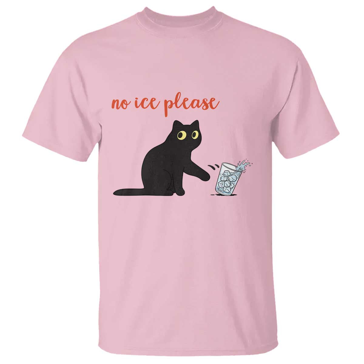 No Ice Please T Shirt Funny Cat Abolish ICE Meme Protest TS14 Light Pink Print Your Wear