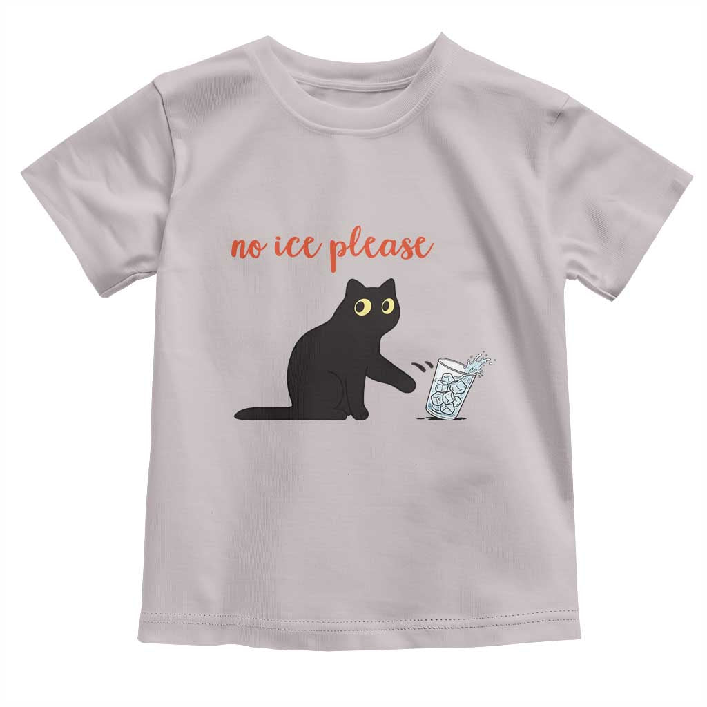 No Ice Please Toddler T Shirt Funny Cat Abolish ICE Meme Protest TS14 Ice Gray Print Your Wear