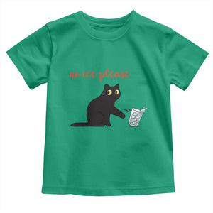 No Ice Please Toddler T Shirt Funny Cat Abolish ICE Meme Protest TS14 Irish Green Print Your Wear