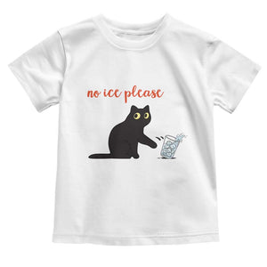 No Ice Please Toddler T Shirt Funny Cat Abolish ICE Meme Protest TS14 White Print Your Wear