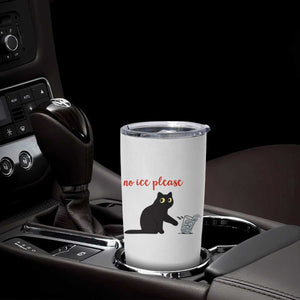 No Ice Please Tumbler Cup Funny Cat Abolish ICE Meme Protest TS14 Print Your Wear