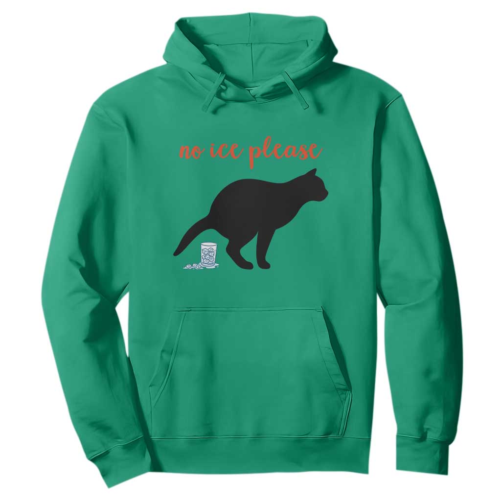 No Ice Please Hoodie Funny Cat Abolish ICE Meme TS14 Irish Green Print Your Wear