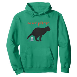 No Ice Please Hoodie Funny Cat Abolish ICE Meme TS14 Irish Green Print Your Wear