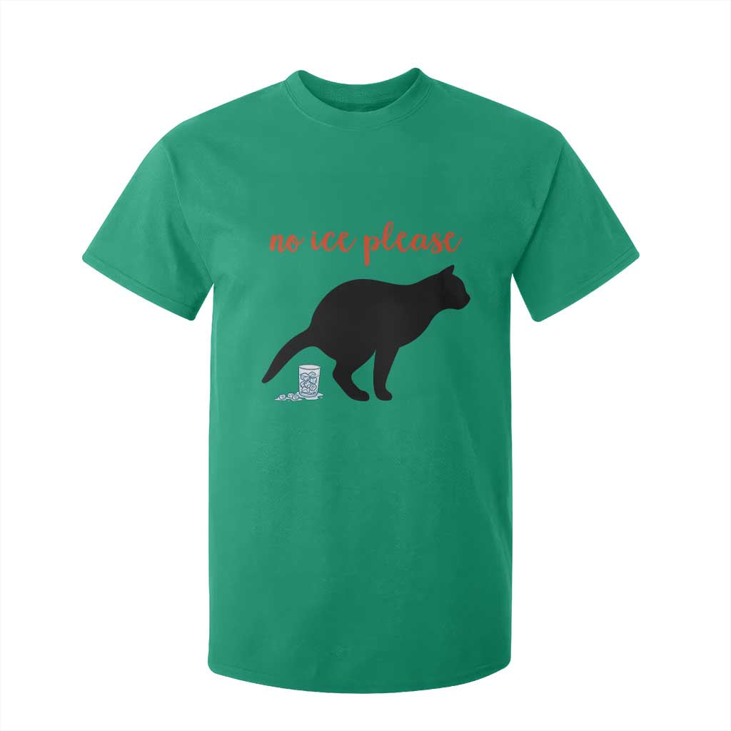 No Ice Please T Shirt For Kid Funny Cat Abolish ICE Meme TS14 Irish Green Print Your Wear