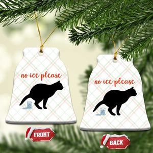 No Ice Please Ceramic Ornament Funny Cat Abolish ICE Meme TS14 Print Your Wear