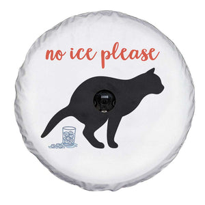 No Ice Please Spare Tire Cover Funny Cat Abolish ICE Meme TS14 Print Your Wear