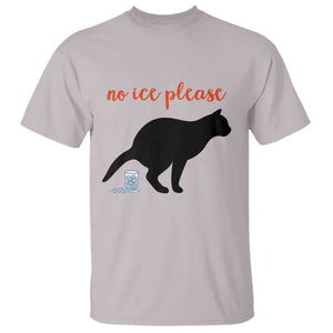 No Ice Please T Shirt Funny Cat Abolish ICE Meme TS14 Ice Gray Print Your Wear