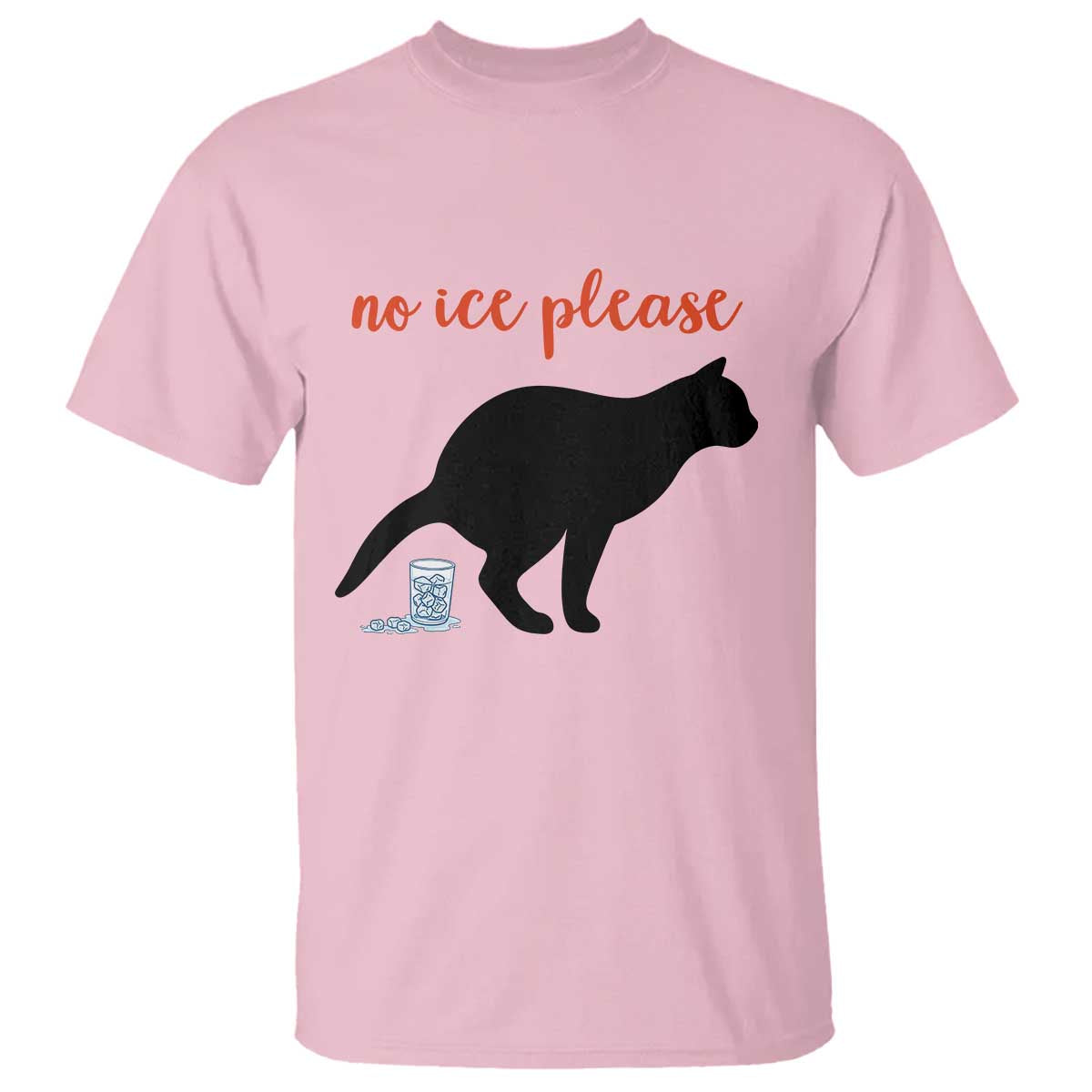 No Ice Please T Shirt Funny Cat Abolish ICE Meme TS14 Light Pink Print Your Wear