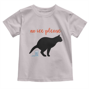 No Ice Please Toddler T Shirt Funny Cat Abolish ICE Meme TS14 Ice Gray Print Your Wear