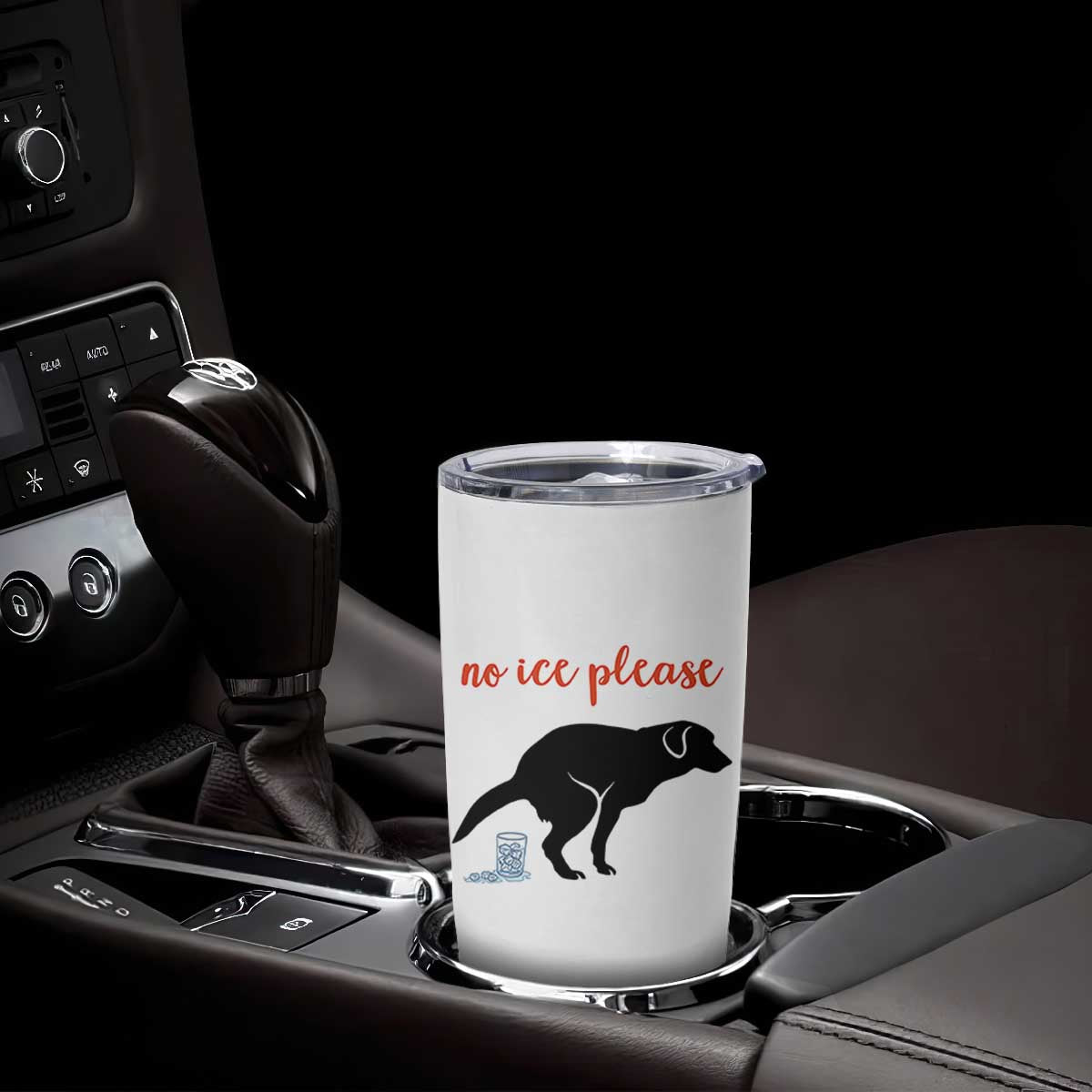No Ice Please Tumbler Cup Funny Dog Anti ICE Meme TS14 Print Your Wear