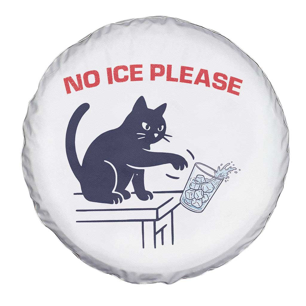 No Ice Please Spare Tire Cover Funny Cat Anti ICE Meme TS14 Print Your Wear