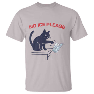No Ice Please T Shirt Funny Cat Anti ICE Meme TS14 Ice Gray Print Your Wear