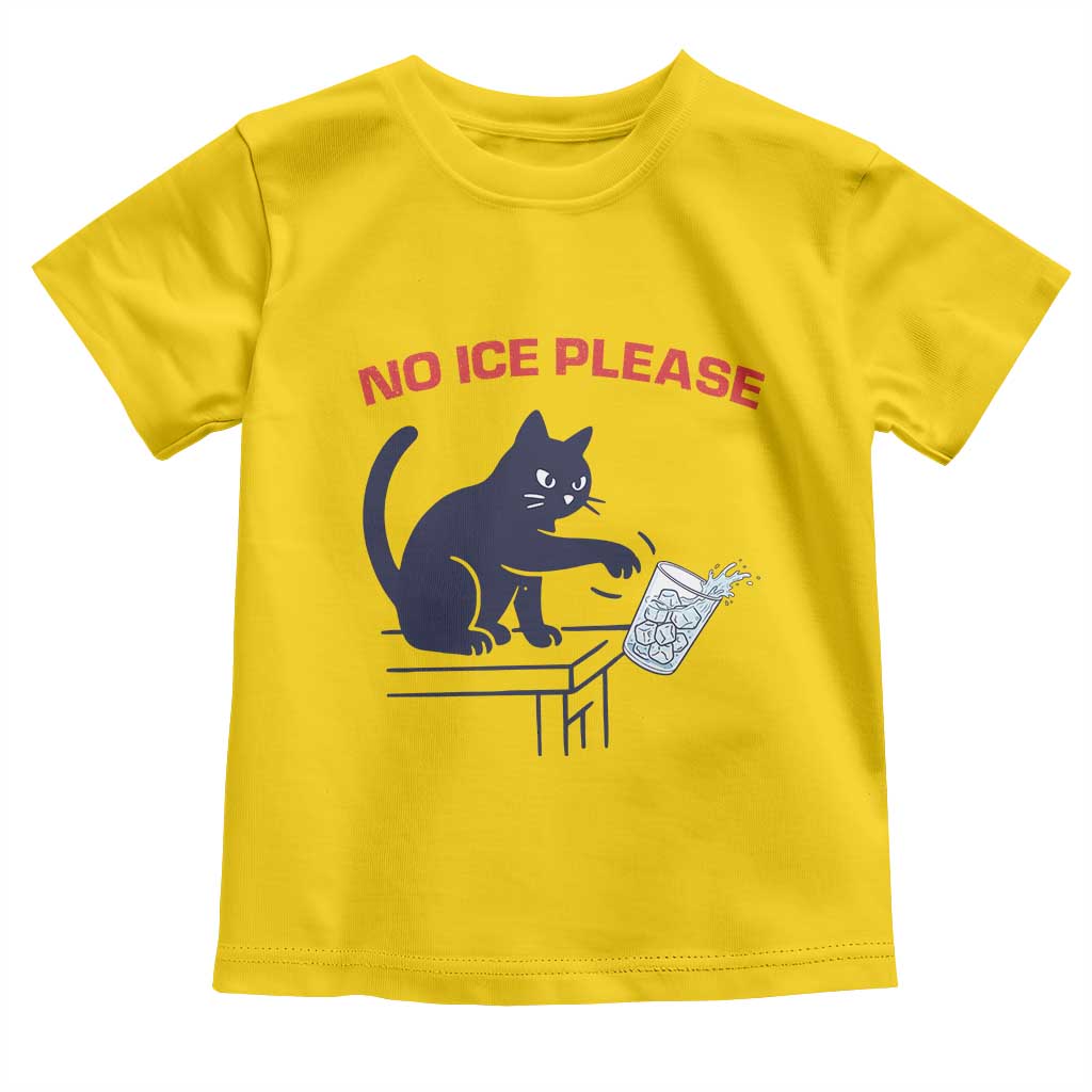 No Ice Please Toddler T Shirt Funny Cat Anti ICE Meme TS14 Daisy Print Your Wear