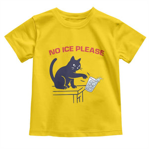 No Ice Please Toddler T Shirt Funny Cat Anti ICE Meme TS14 Daisy Print Your Wear
