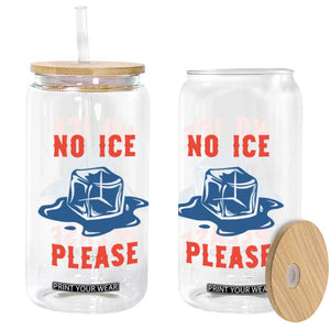 No Ice Please Glass Can Funny Ice Cube Anti ICE Deportation Human Rights TS14 Print Your Wear