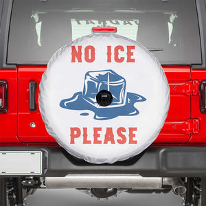 No Ice Please Spare Tire Cover Funny Ice Cube Anti ICE Deportation Human Rights TS14 White Print Your Wear