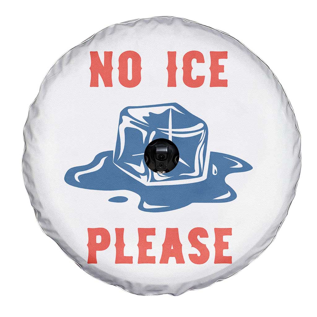 No Ice Please Spare Tire Cover Funny Ice Cube Anti ICE Deportation Human Rights TS14 Print Your Wear