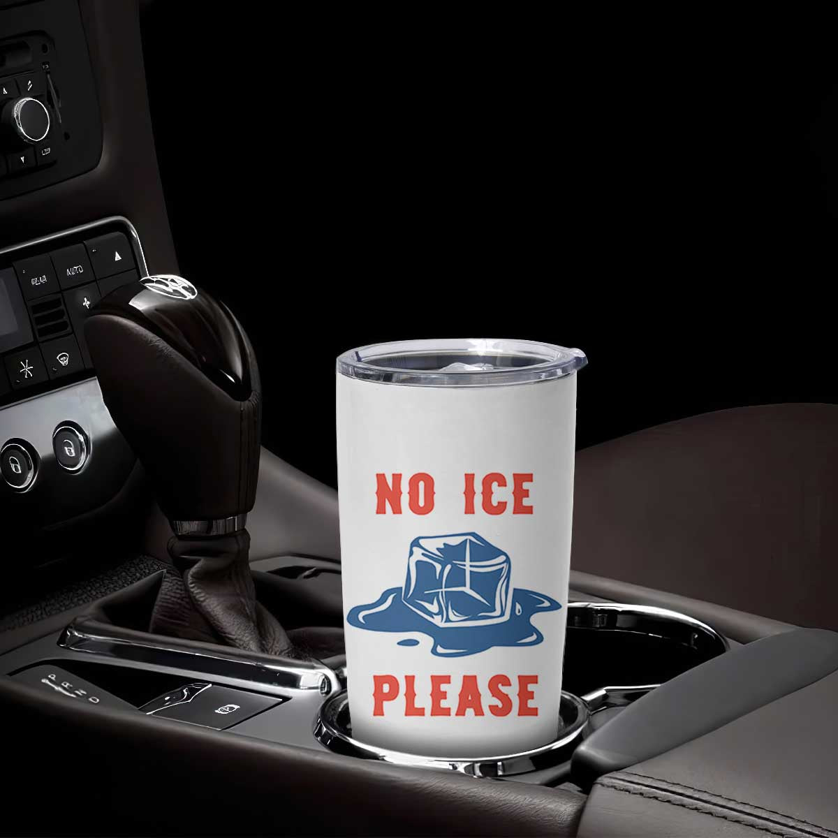 No Ice Please Tumbler Cup Funny Ice Cube Anti ICE Deportation Human Rights TS14 Print Your Wear