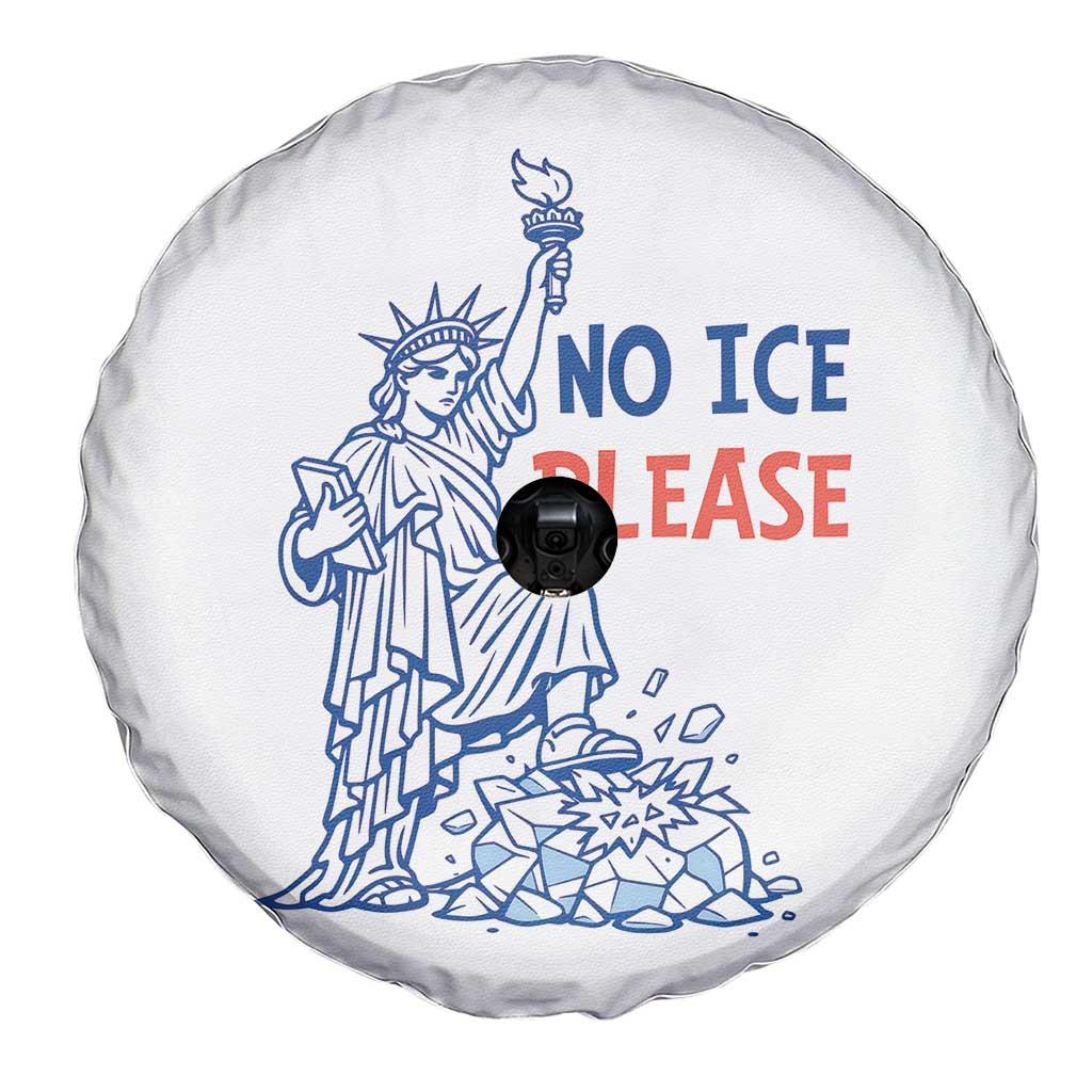 No Ice Please Spare Tire Cover Funny Statue of Liberty Anti ICE Deportation Human Rights TS14 Print Your Wear