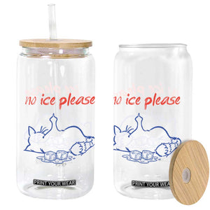 No Ice Please Glass Can Funny Cat Anti ICE Deportation Human Rights TS14 Print Your Wear