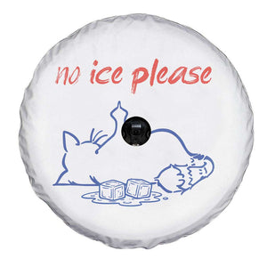 No Ice Please Spare Tire Cover Funny Cat Anti ICE Deportation Human Rights TS14 Print Your Wear