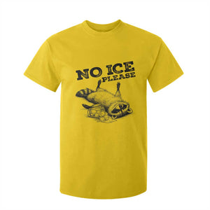 No Ice Please T Shirt For Kid Funny Raccoon Anti ICE Deportation Human Rights TS14 Daisy Print Your Wear