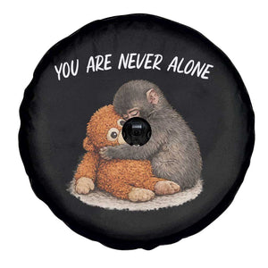 Punch Monkey Spare Tire Cover You Are Never Alone Brave TS14 Print Your Wear