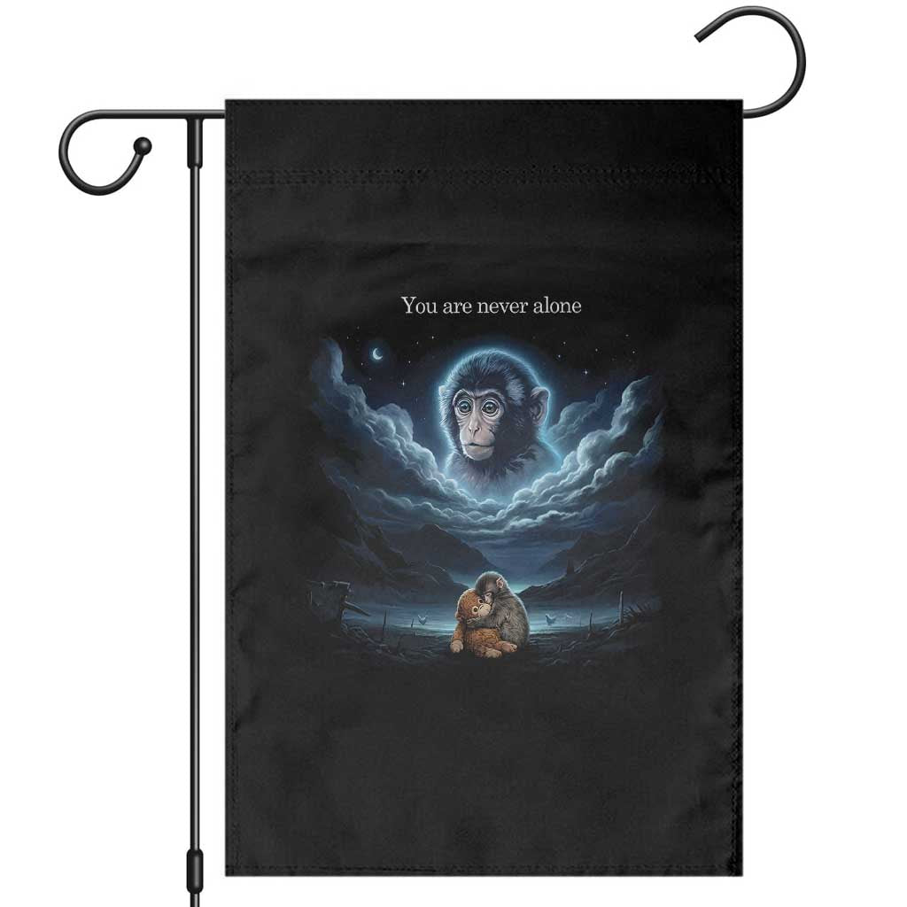 Baby Monkey Punch Garden Flag You Are Never Alone Brave TS14 Black Print Your Wear