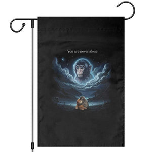 Baby Monkey Punch Garden Flag You Are Never Alone Brave TS14 Black Print Your Wear