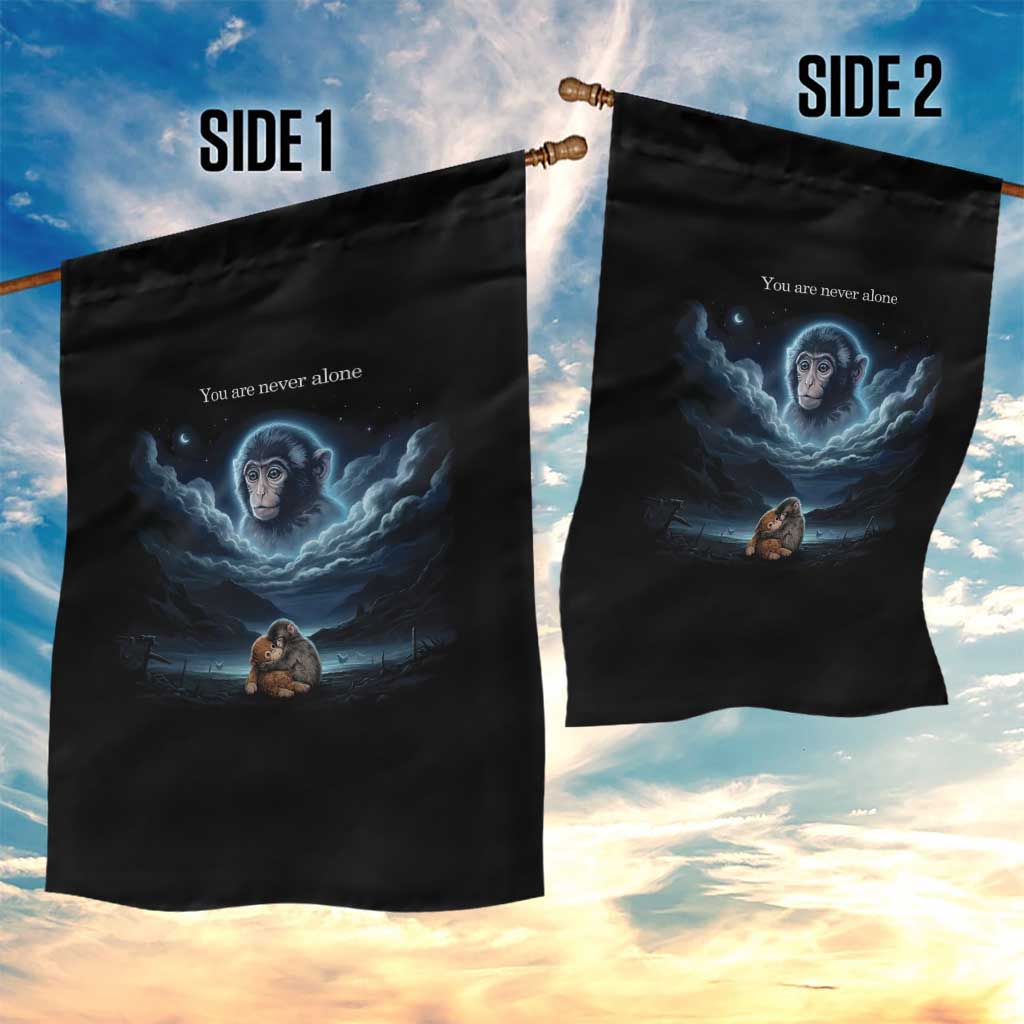 Baby Monkey Punch Garden Flag You Are Never Alone Brave TS14 Print Your Wear