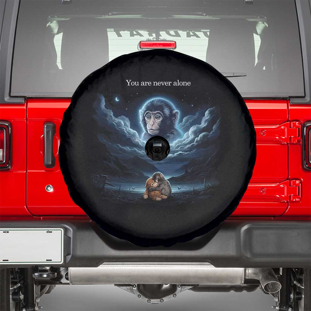 Baby Monkey Punch Spare Tire Cover You Are Never Alone Brave TS14 Black Print Your Wear