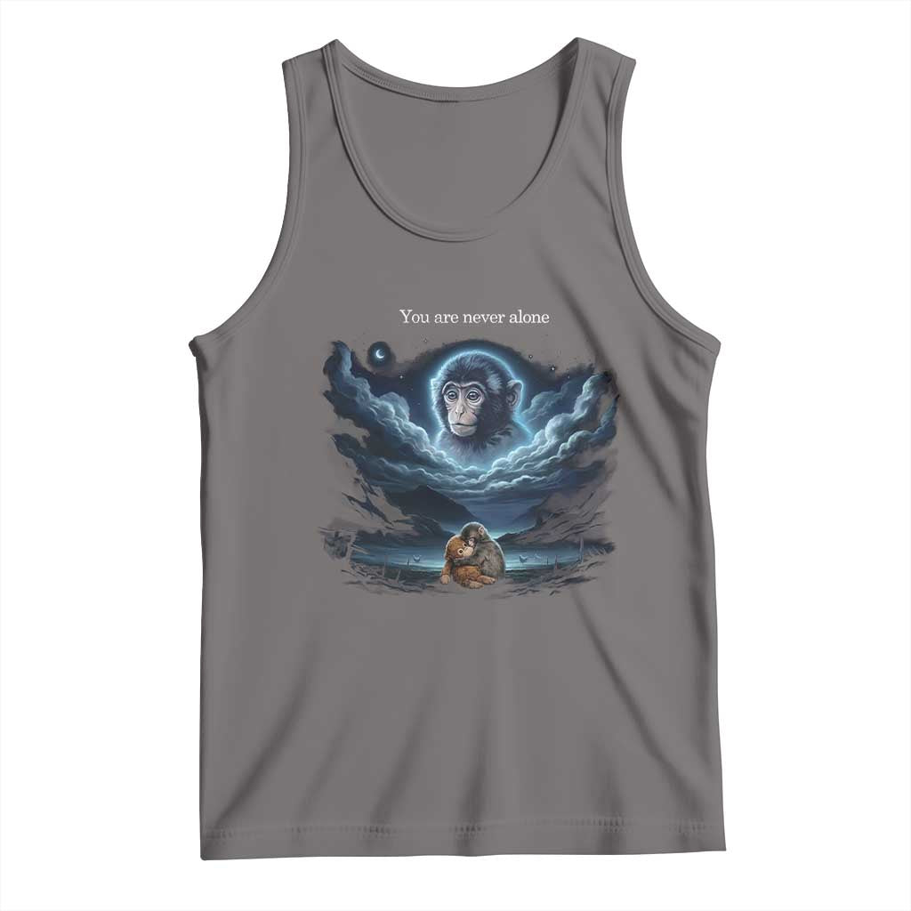 Baby Monkey Punch Tank Top You Are Never Alone Brave TS14 Deep Heather Print Your Wear
