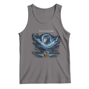 Baby Monkey Punch Tank Top You Are Never Alone Brave TS14 Deep Heather Print Your Wear