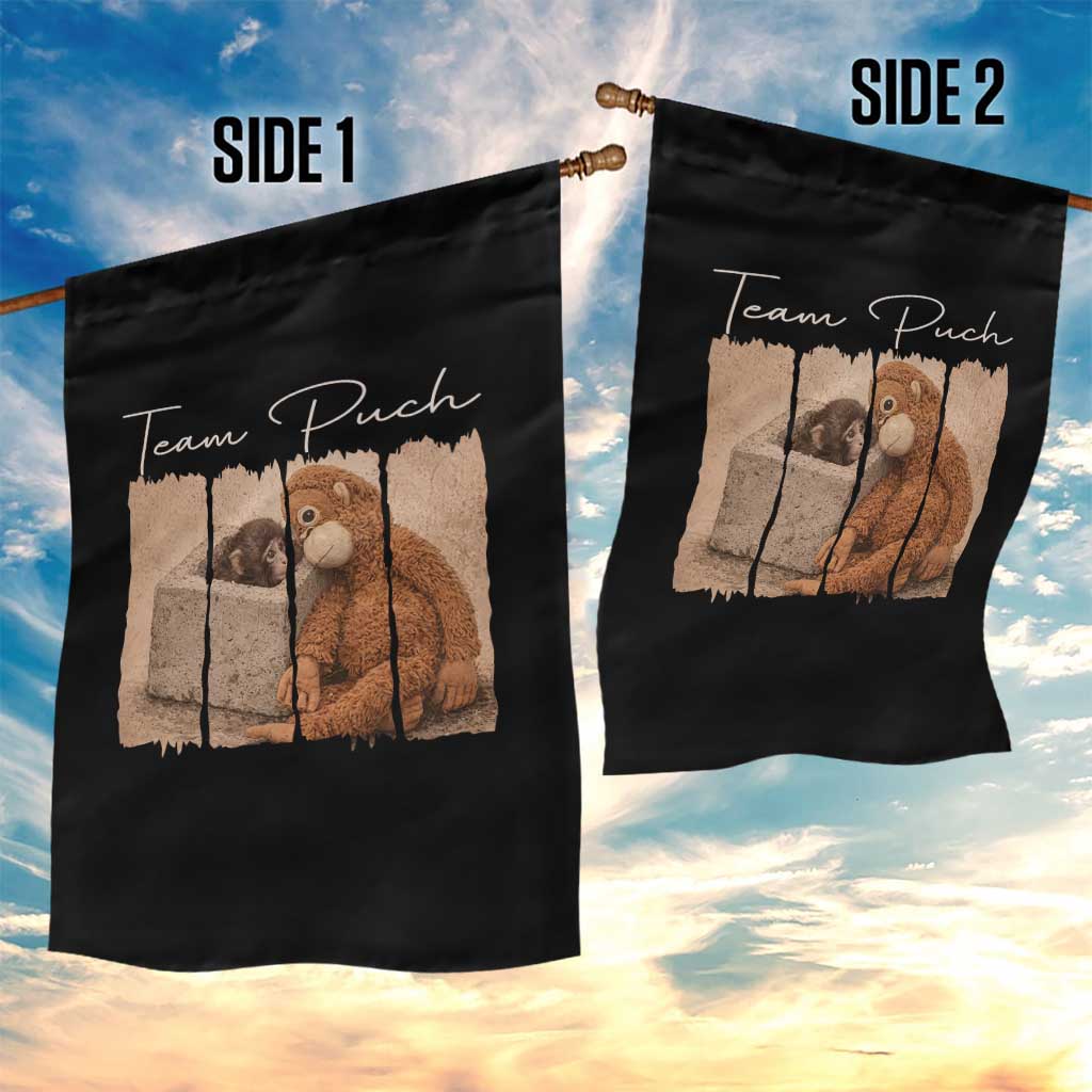 Team Punch Garden Flag Baby Monkey And Plush Toy Viral TS14 Print Your Wear