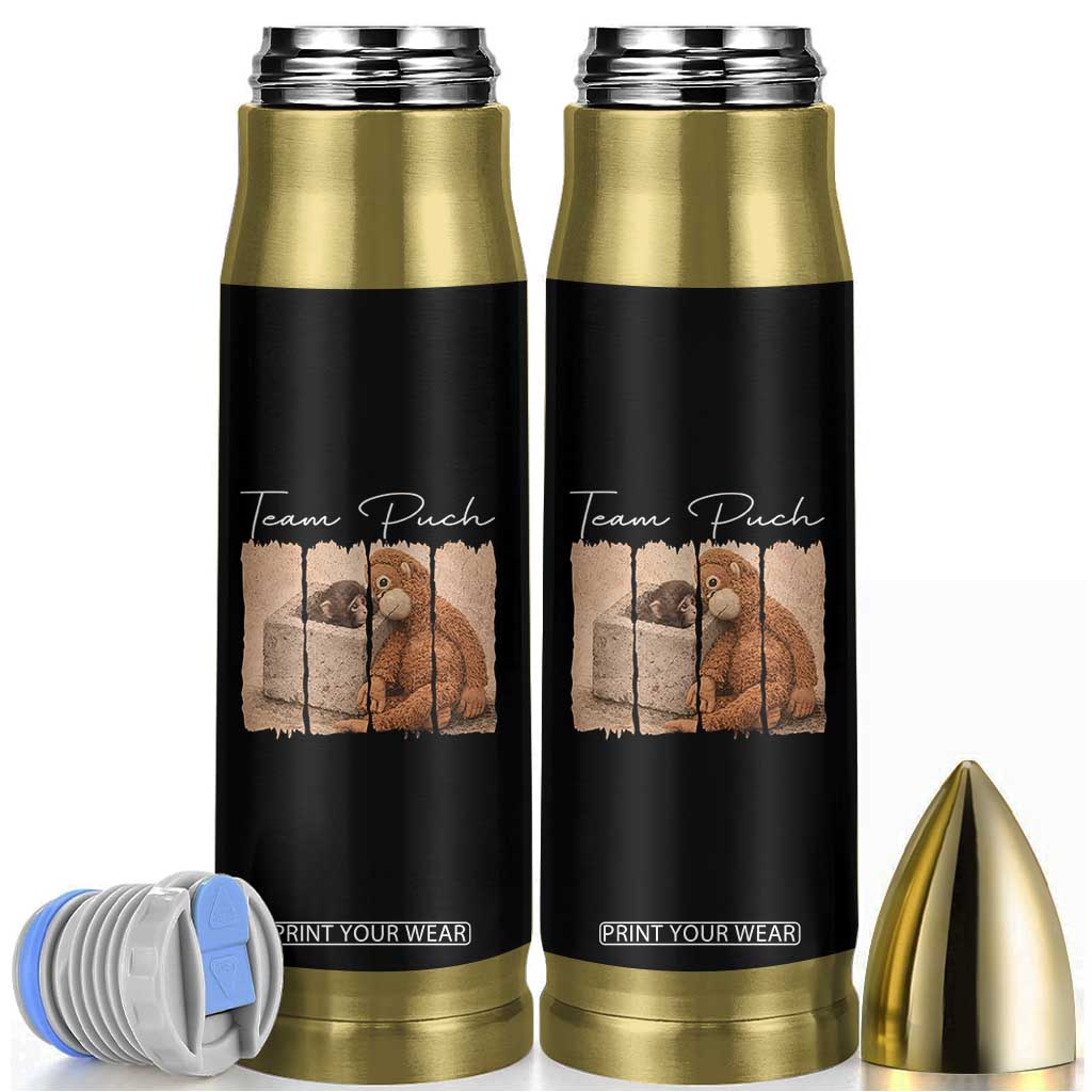 Team Punch Bullet Tumbler Baby Monkey And Plush Toy Viral TS14 Black Print Your Wear
