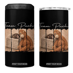 Team Punch 4 in 1 Can Cooler Tumbler Baby Monkey And Plush Toy Viral TS14 One Size: 16 oz Black Print Your Wear