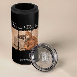 Team Punch 4 in 1 Can Cooler Tumbler Baby Monkey And Plush Toy Viral TS14 Print Your Wear