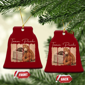 Team Punch Ceramic Ornament Baby Monkey And Plush Toy Viral TS14 Print Your Wear