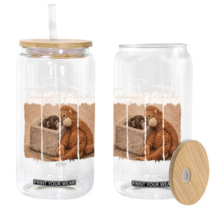 Team Punch Glass Can Baby Monkey And Plush Toy Viral TS14 Print Your Wear